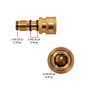 o-ring specifications on the 5140228-65 pressure washer quick connect fitting