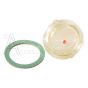 Front of ABP-9022003 oil sight glass with gasket removed