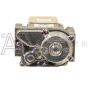 Bottom diaphragm cover plate with gas flow indicator on SV9403M/62L19 propane control valve.
