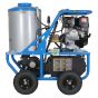 The pump and engine on the side of the 65068 pressure washer.