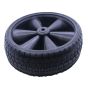 WHEEL 10 INCH HARD PLASTIC WITH TREADS