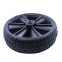 WHEEL 10 INCH HARD PLASTIC WITH TREADS
