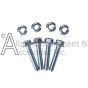 7103277 engine mounting hardware kit with four bolts and nuts