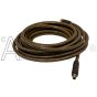 Dual braided steel pressure washer hose