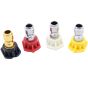 Nozzle Set 3.25 4pc 1/4 QC-M