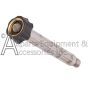 Pressure washer pump inlet with extension
