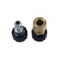 HOSE ADAPTER KIT M22 NUT 14MM POST AND 3/8 QUICK CONNECT