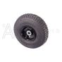 Wheel Assembly 10 Inch Black Rim 4.10/3.50-4 Tire