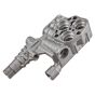 BARE PUMP HEAD ALUMINUM 11MM PISTONS