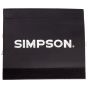 HANDLE GRIP KIT, SIMPSON BLACK W/ WHITE