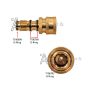 7106701 O-Ring placement for quick connect fitting.