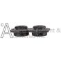 Rubber 2 piece spray nozzle holder