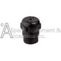 7108868 black plastic breather cap for a pressure washer pump