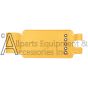Yellow 7109070 pressure washer frame dashboard with nozzle holders