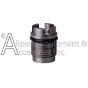Replacement valve seat and installed o-ring for a pressure washer unloader