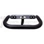 Black metal dashboard handle