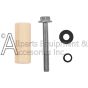 The components of the 7110828i ceramic piston.