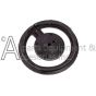 Trash pump rubber check valve