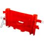 Red plastic dashboard replacement for a Craftsman pressure washer