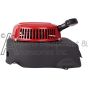 7117131 black blower housing with a red recoil cover
