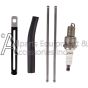 Fuel line and spark plug for a CRX cylinder head kit