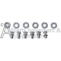 Screws and washers for an engine muffler protector