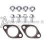 7119652 muffler mounting kit with gaskets, screws, and nuts