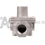 The inlet on the 80106 pressure regulator.