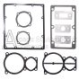 ABP-6050057 gasket kit b6000 series 2 stage pump