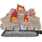 DESA GAS LOG REMOTE READY VENTED DECORAT