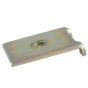 Clamp block for straps on radial pumps