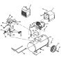 AF18-1 DeVilbiss Oil-Free 1.0 HP Air Compressor