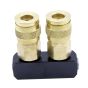 DUAL COUPLING MANIFOLD