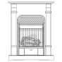 Vent free fireplace