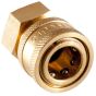 BRASS QUICK CONNECT FITTING 3/8 FEMALE