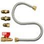 Universal gas appliance hookup