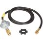 5' Propane hose and regulator assembly