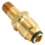 Excess flow soft nose with handwheel