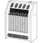 GLOW WARM VENT FREE WALL HEATER