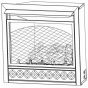 Vent free gas fireplace insert