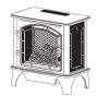 CEDAR RIDGE PROCOM VENT FREE GAS STOVE