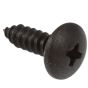 FIREPLACE HOOD ADJUSTABLE FLAT BLACK