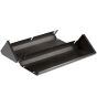 FIREPLACE HOOD ADJUSTABLE FLAT BLACK