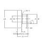 GS-0446 fuel tank petcock grommet schematic