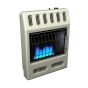 GLO WARM BLUE FLAME VENT FREE HEATER