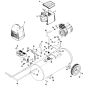 4HP 30GALL Oil free compressor