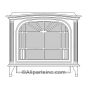 DESA CAST IRON DIRECT VENT FIREPLACE