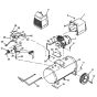 1HP 8Gall Oil free Air compressor