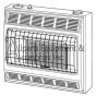 VANGUARD INFRARED GAS WALL HEATER