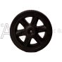 7112339 Polypropylene Black PVC pressure washer wheel assembly